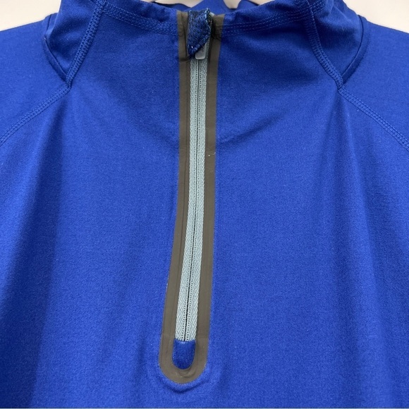 UNDER ARMOUR Men's Blue Combine Training Lightweight Zip Up Long Sleeve - Picture 3 of 13